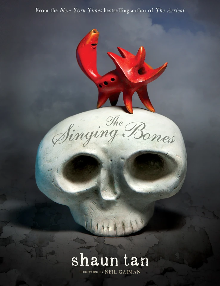 The Singing Bones book cover by Shaun Tan