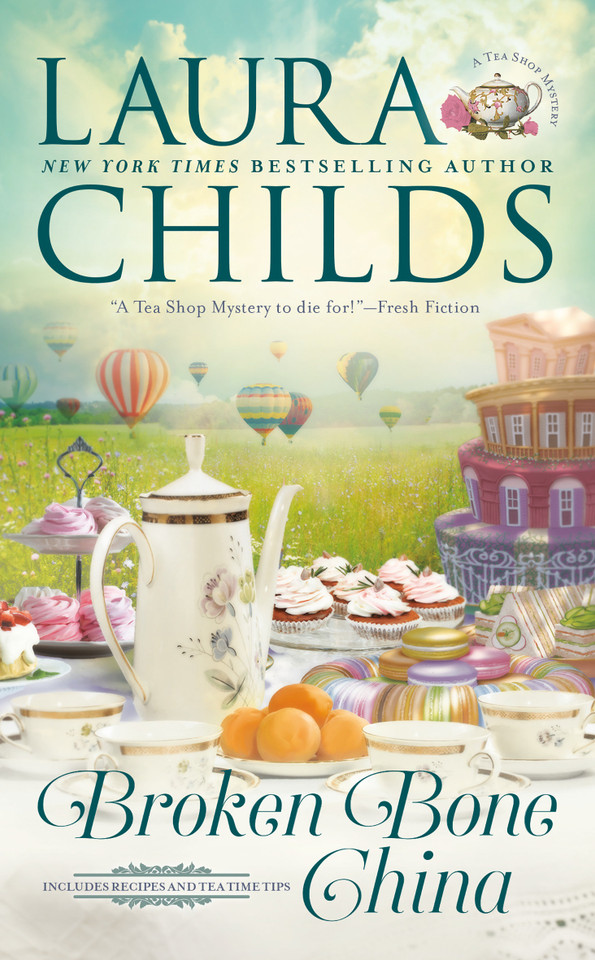 Broken Bone China (A Tea Shop Mystery) book cover by Laura Childs