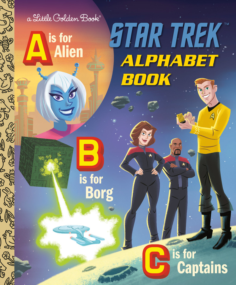 Star Trek Alphabet Book (Star Trek) (Little Golden Book) book cover by Golden Books