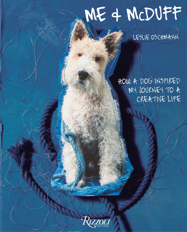 Me & McDuff: How a Dog Inspired My Journey to a Creative Life book cover by Leslie Oschmann