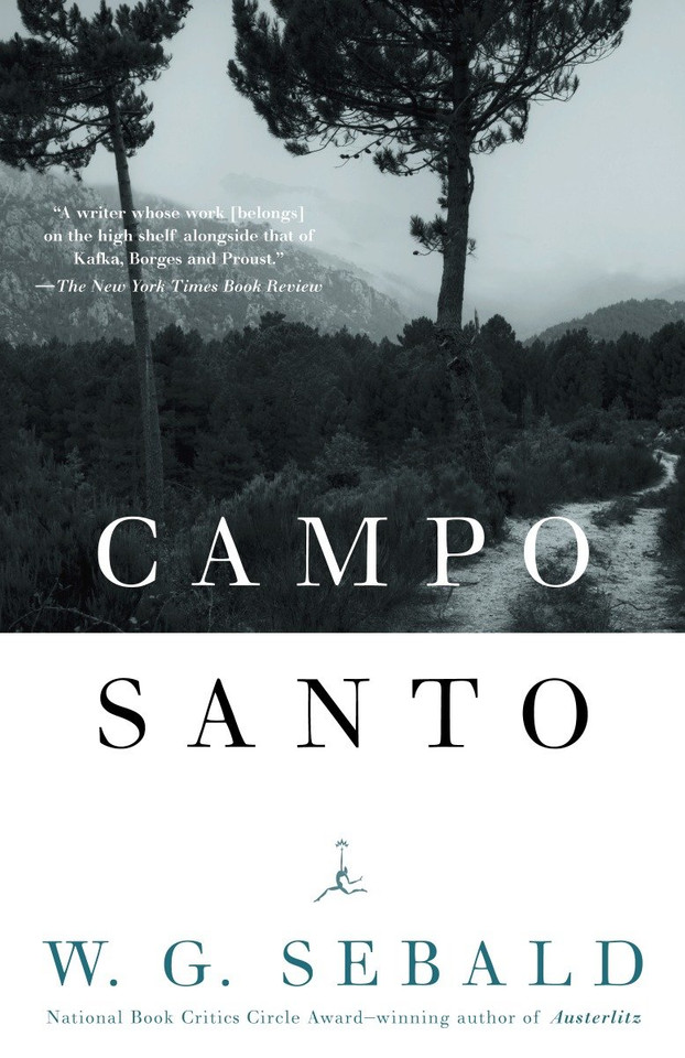 Campo Santo book cover by W.G. Sebald