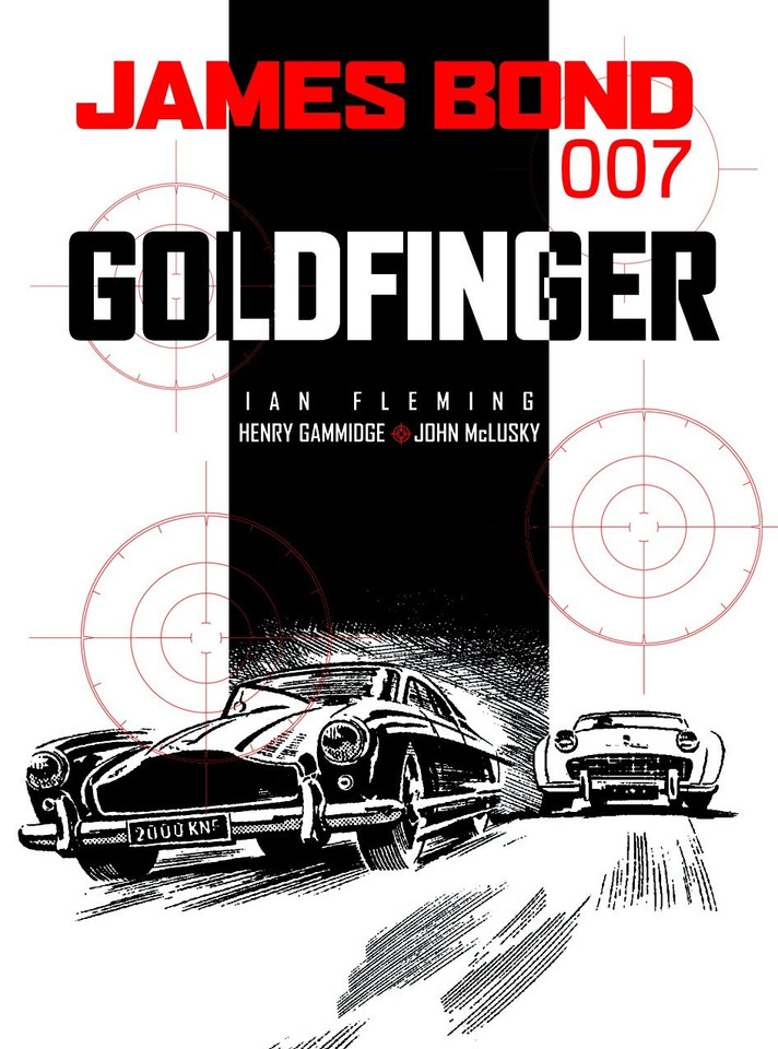James Bond: Goldfinger (James Bond) book cover by Ian Fleming, Henry Gammidge