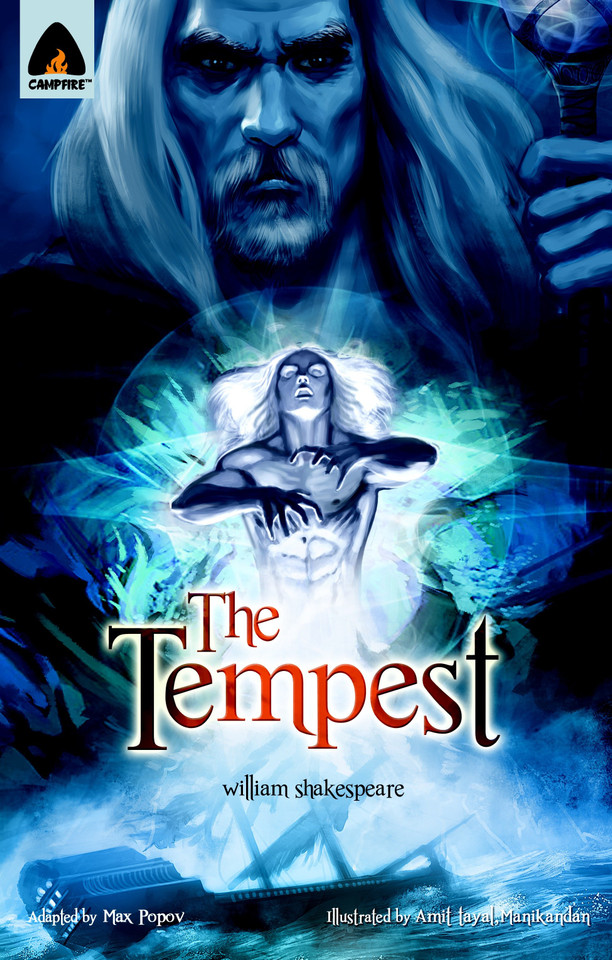 The Tempest: The Graphic Novel (Campfire Graphic Novels) book cover by William Shakespeare