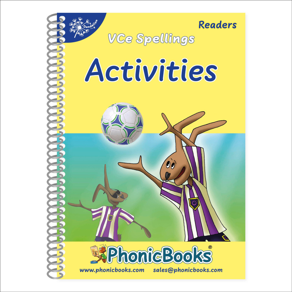 Phonic Books Dandelion Readers VCe Spellings Activities: Activities Accompanying Dandelion Readers VCe Spellings (Phonic Books Beginner Decodable) book cover by Phonic Books