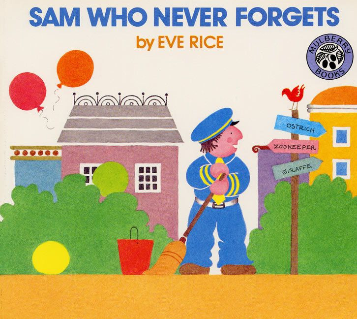 Sam Who Never Forgets book cover by Eve Rice