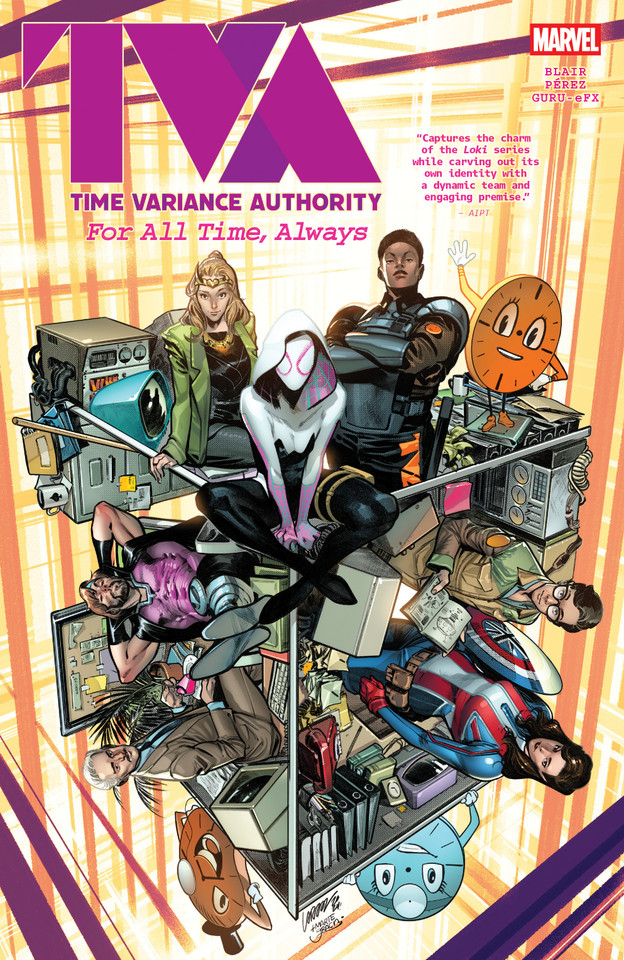 TVA: For All Time, Always (TVA) book cover by Katharyn Blair, Ryan North