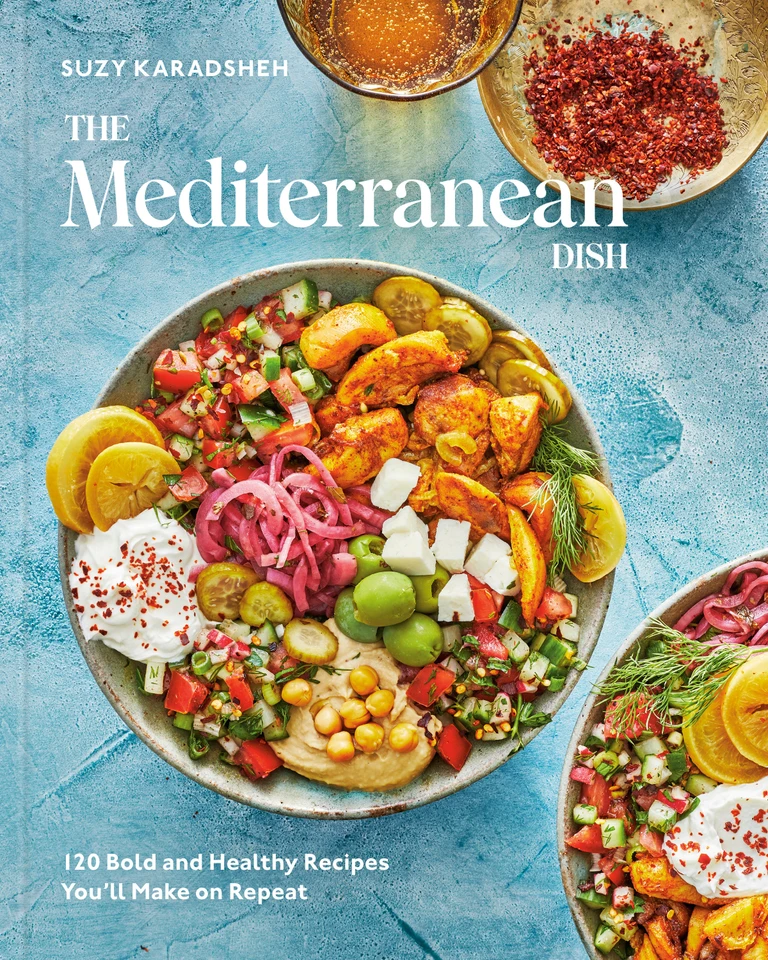 The Mediterranean Dish: 120 Bold and Healthy Recipes You'll Make on Repeat: A Mediterranean Cookbook book cover by Suzy Karadsheh