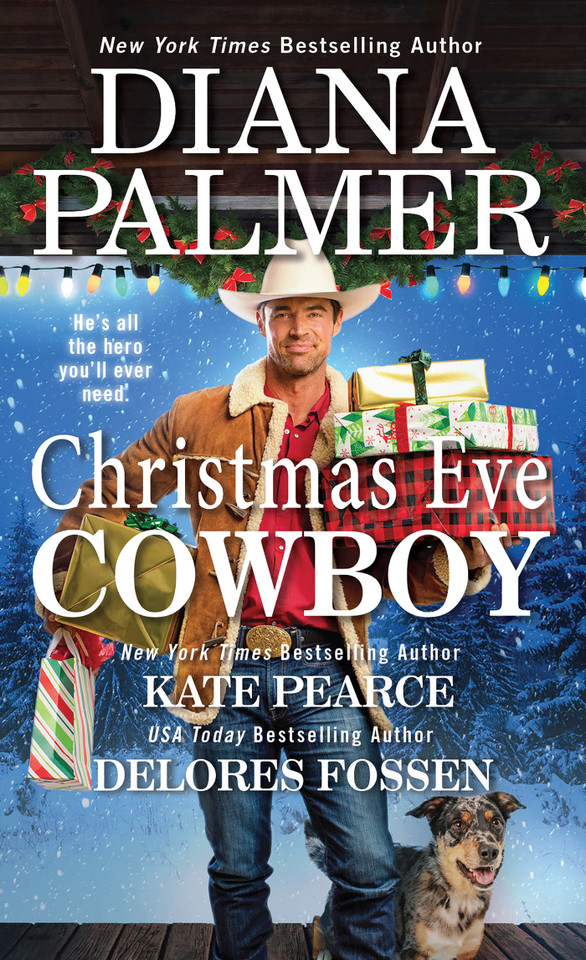 Christmas Eve Cowboy book cover by Diana Palmer, Delores Fossen, Kate Pearce