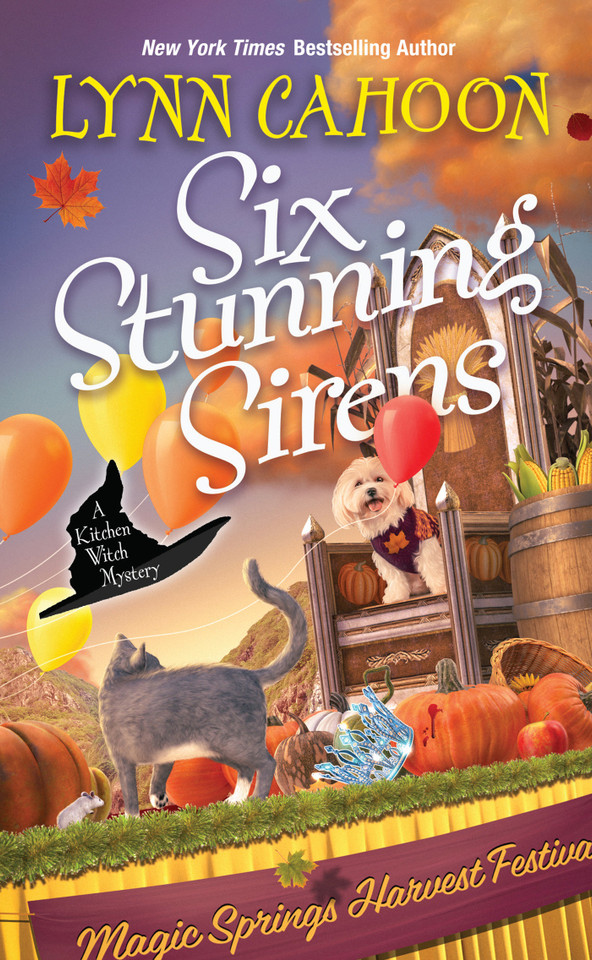 Six Stunning Sirens (Kitchen Witch Mysteries) book cover by Lynn Cahoon