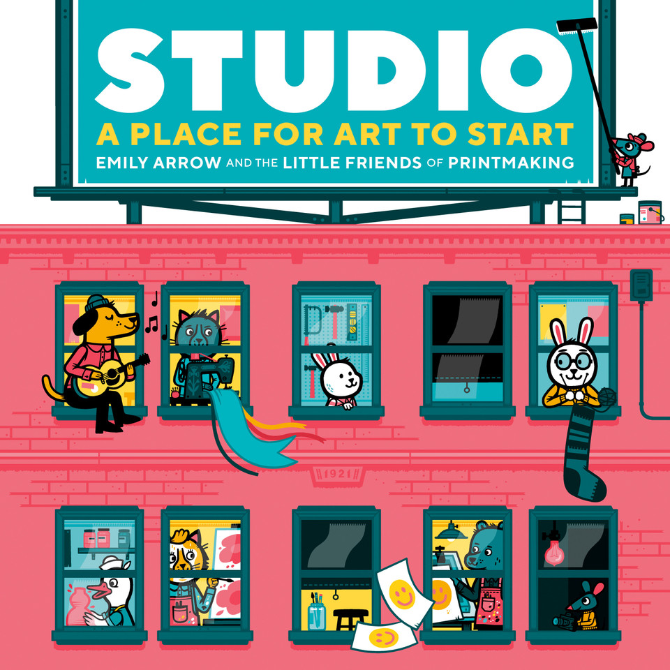 Studio: A Place for Art to Start book cover by Emily Arrow