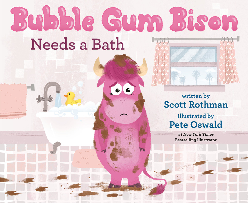 Bubble Gum Bison Needs a Bath (The Bison Family Series) book cover by Scott Rothman
