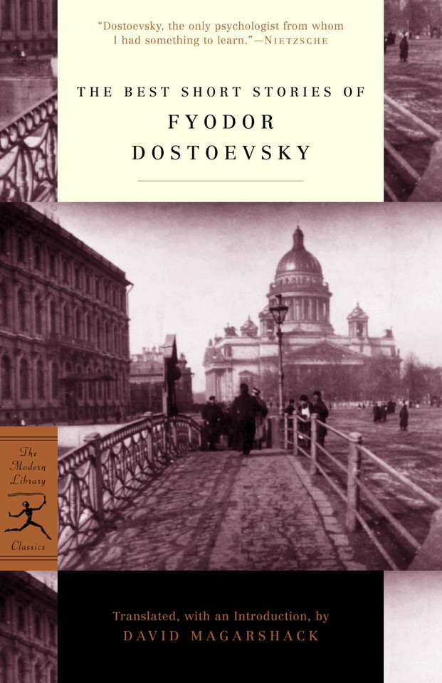 The Best Short Stories of Fyodor Dostoevsky (Modern Library Classics) book cover by Fyodor Dostoevsky