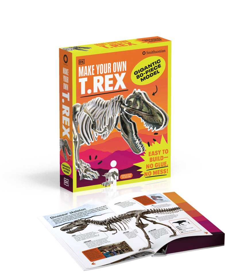 Make Your Own T. Rex: Easy to Build - No Glue, No Mess! (DK Make Your Own) book cover by DK