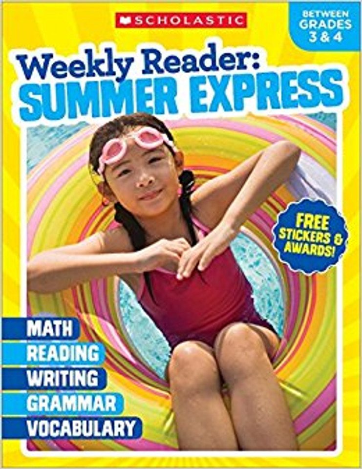 Weekly Reader: Summer Express (Between Grades 3 & 4) Workbook Cover