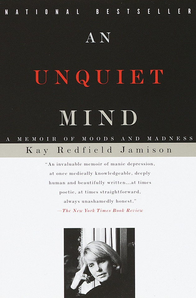 An Unquiet Mind: A Memoir of Moods and Madness book cover by Kay Redfield Jamison