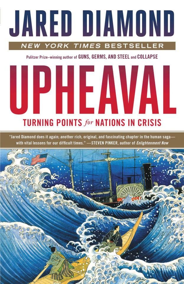 Upheaval: Turning Points for Nations in Crisis book cover by Jared Diamond