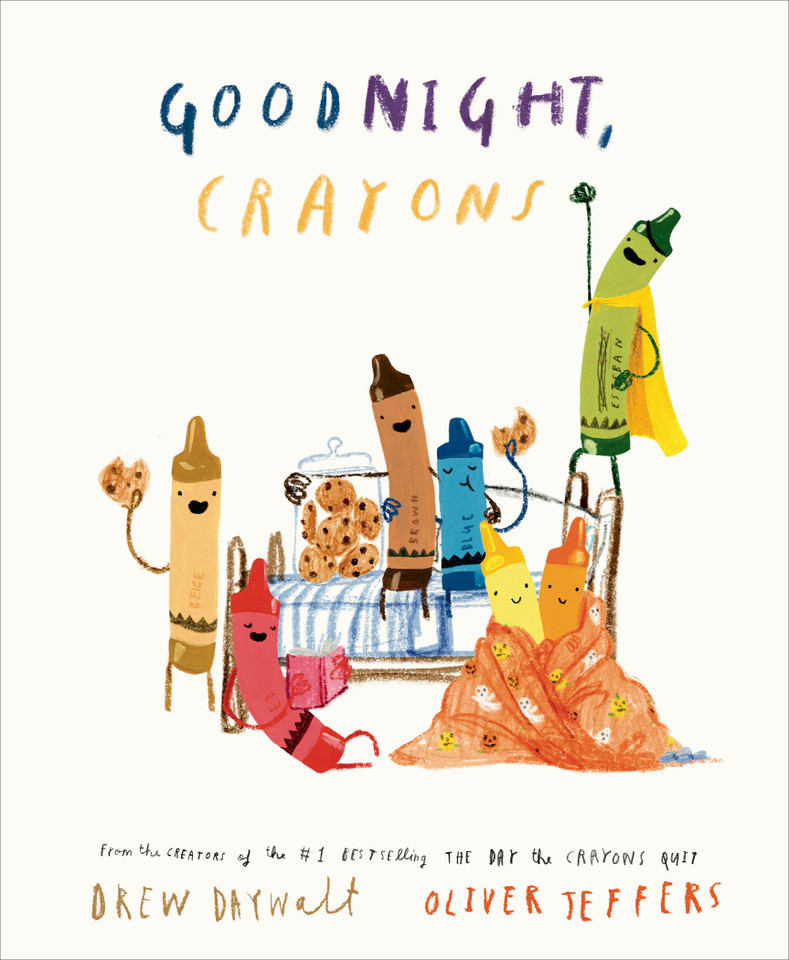 Goodnight, Crayons (The Crayons Celebrate) book cover by Drew Daywalt