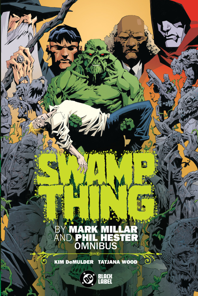 Swamp Thing by Mark Millar and Phil Hester Omnibus book cover by Mark Millar