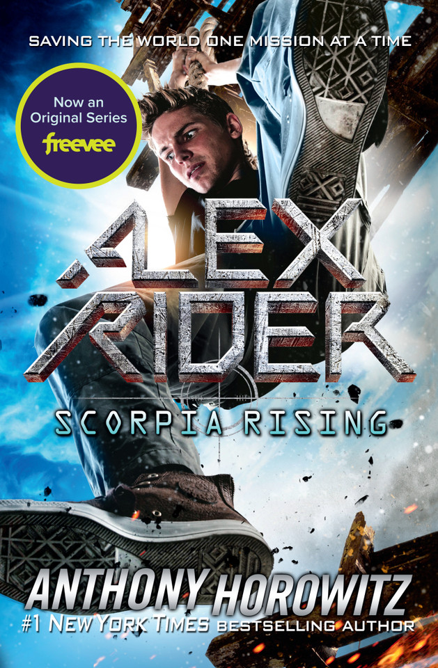 Scorpia Rising (Alex Rider) book cover by Anthony Horowitz