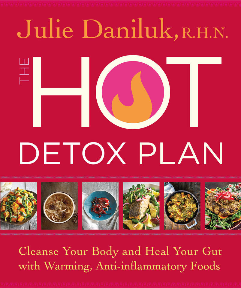 The Hot Detox Plan: Cleanse Your Body and Heal Your Gut with Warming, Anti-inflammatory Foods book cover by Julie Daniluk, RHN