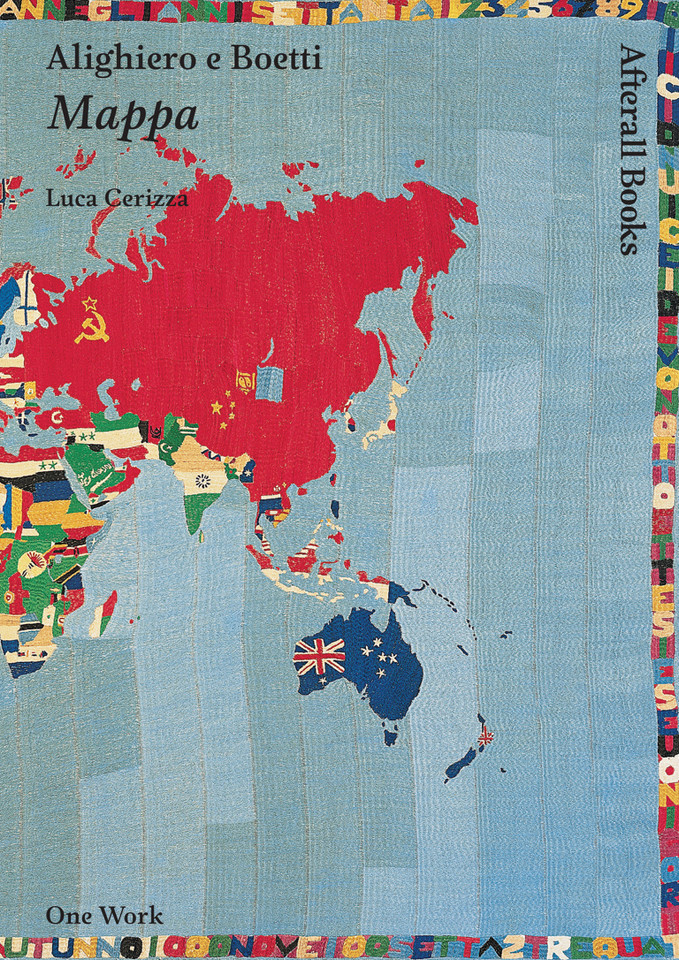 Alighiero e Boetti: Mappa (Afterall Books / One Work) book cover by Luca Cerizza