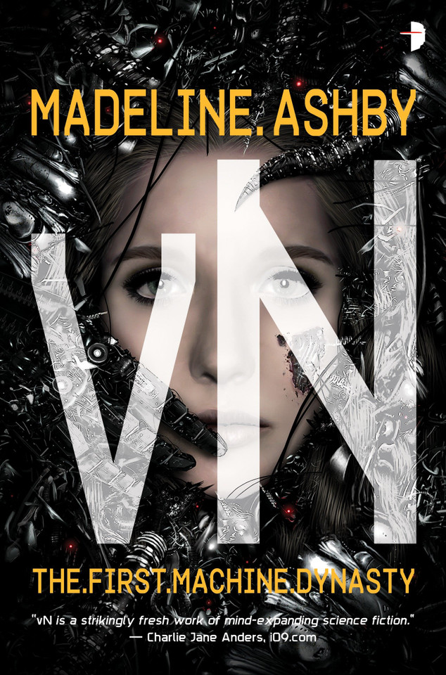 vN (Machine Dynasty) book cover by Madeline Ashby