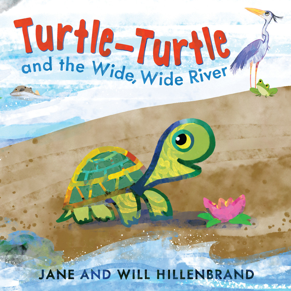 Turtle-Turtle and the Wide, Wide River book cover by Jane Hillenbrand