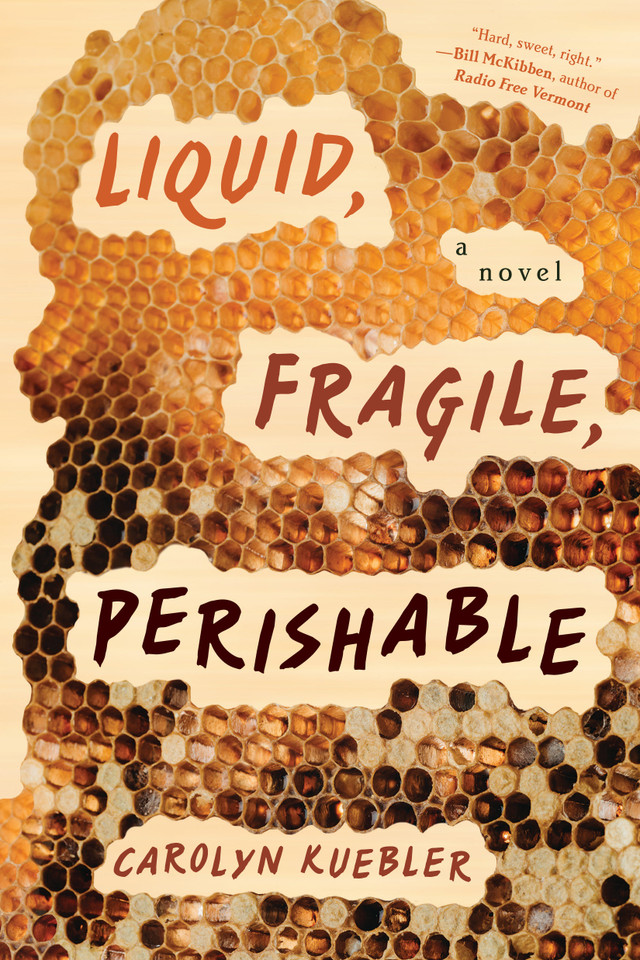 Liquid, Fragile, Perishable book cover by Carolyn Kuebler
