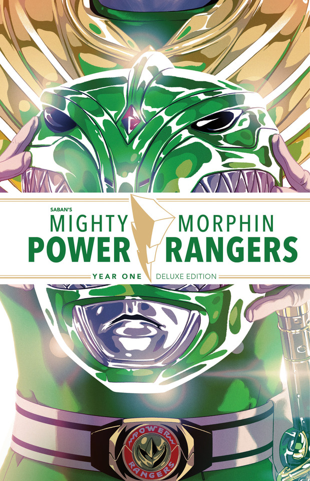 Mighty Morphin Power Rangers Year One Deluxe Edition (Mighty Morphin Power Rangers) book cover by Kyle Higgins