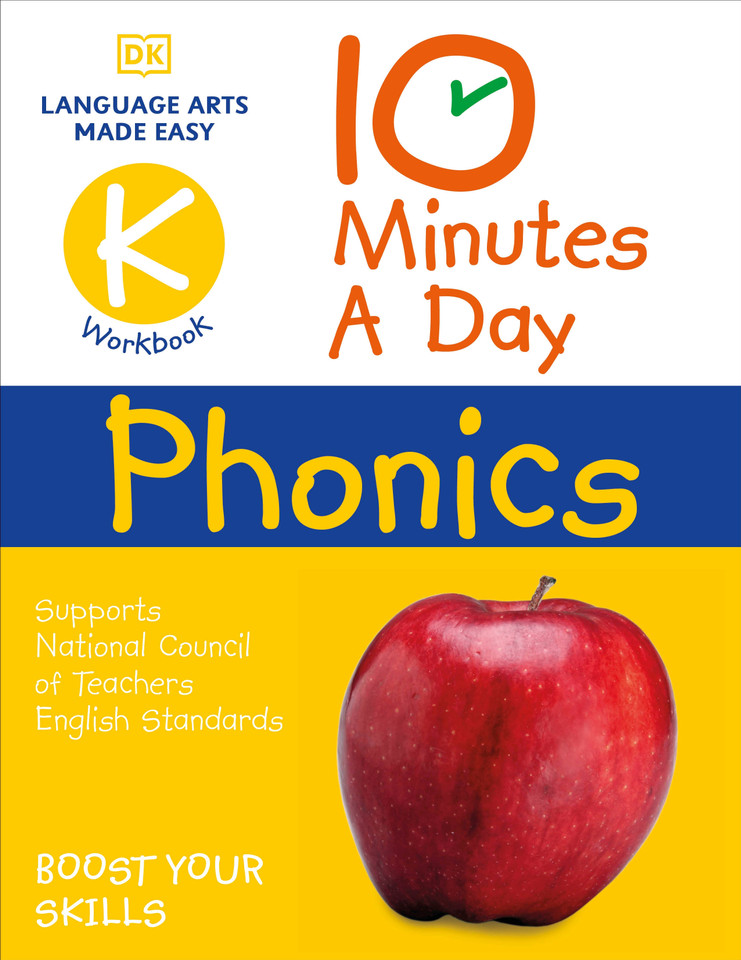 10 Minutes a Day Phonics Kindergarten (DK 10-Minutes a Day) book cover by Carol Vorderman