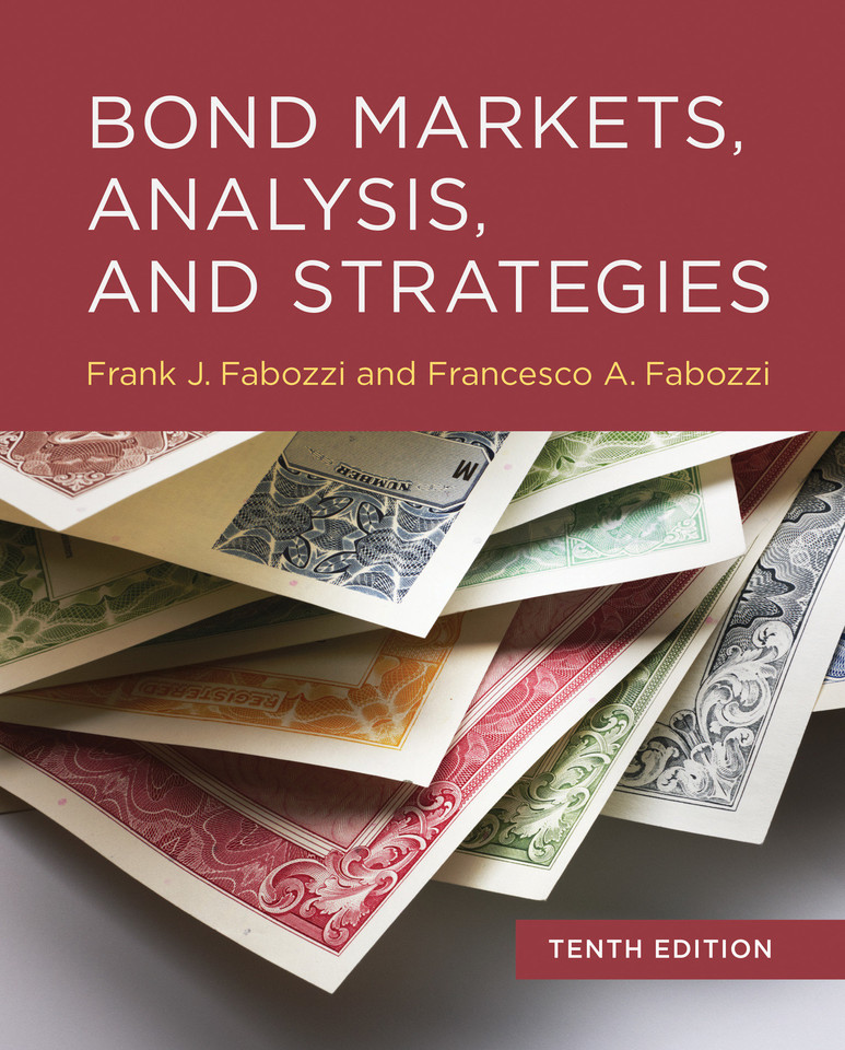 Bond Markets, Analysis, and Strategies, tenth edition book cover by Frank J. Fabozzi, Francesco A. Fabozzi