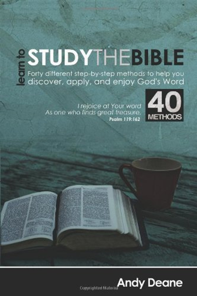 Learn to Study the Bible Cover Learn to Study the Bible Cover