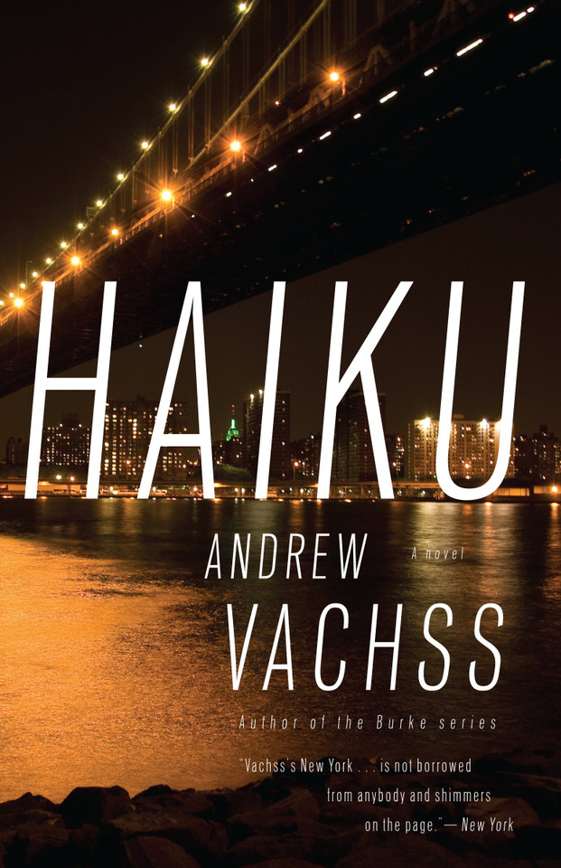 Haiku book cover by Andrew Vachss