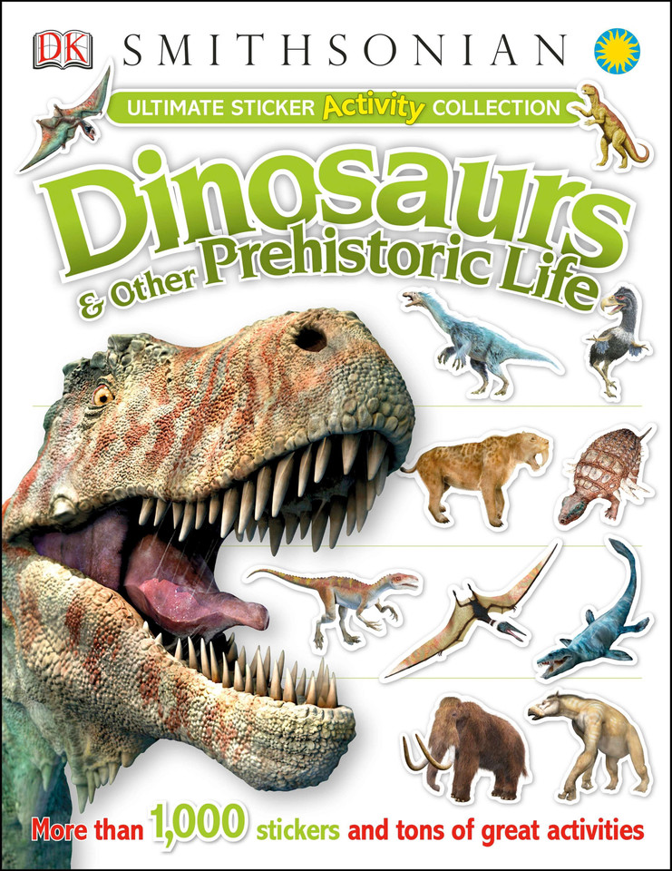 Ultimate Sticker Activity Collection: Dinosaurs and Other Prehistoric Life: More Than 1,000 Stickers and Tons of Great Activities (Ultimate Sticker Collection) book cover by DK