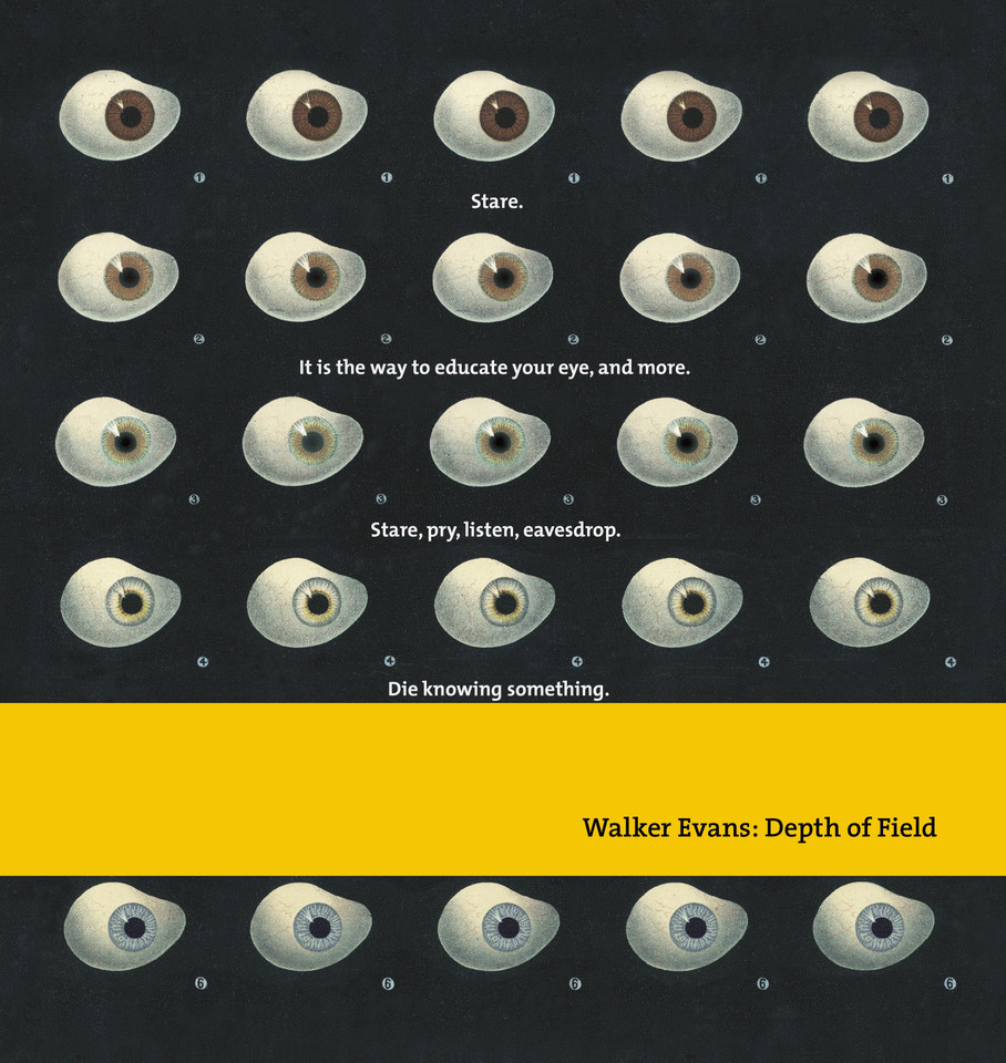 Walker Evans: Depth Of Field book cover by John T. Hill, Heinz Liesbrock