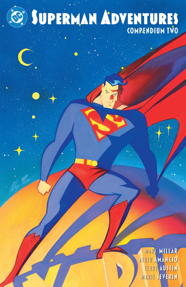 Superman Adventures Compendium Two book cover by Mark Millar