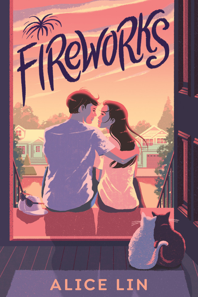 Fireworks book cover by Alice Lin