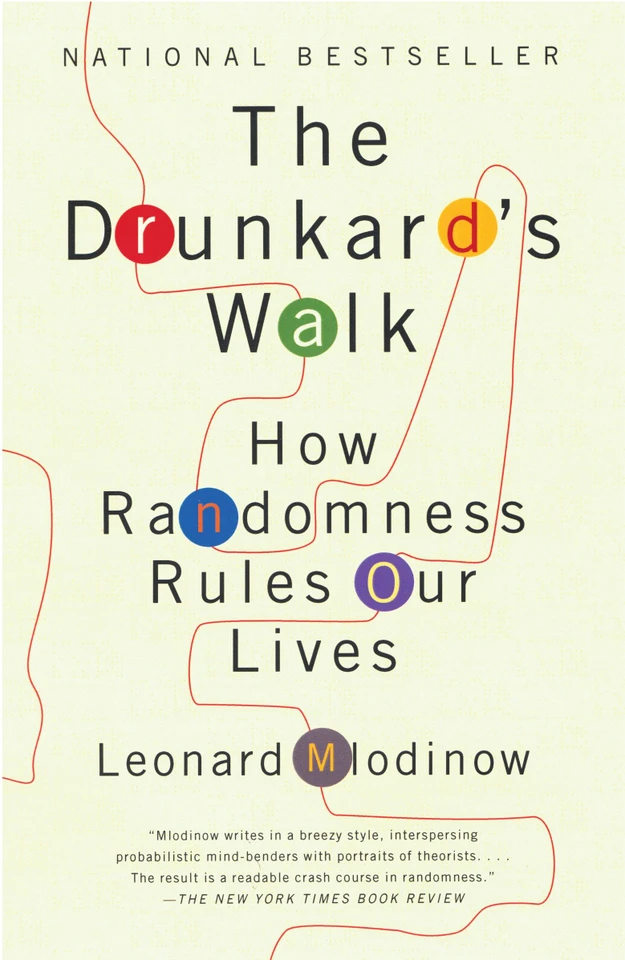The Drunkard's Walk: How Randomness Rules Our Lives book cover by Leonard Mlodinow