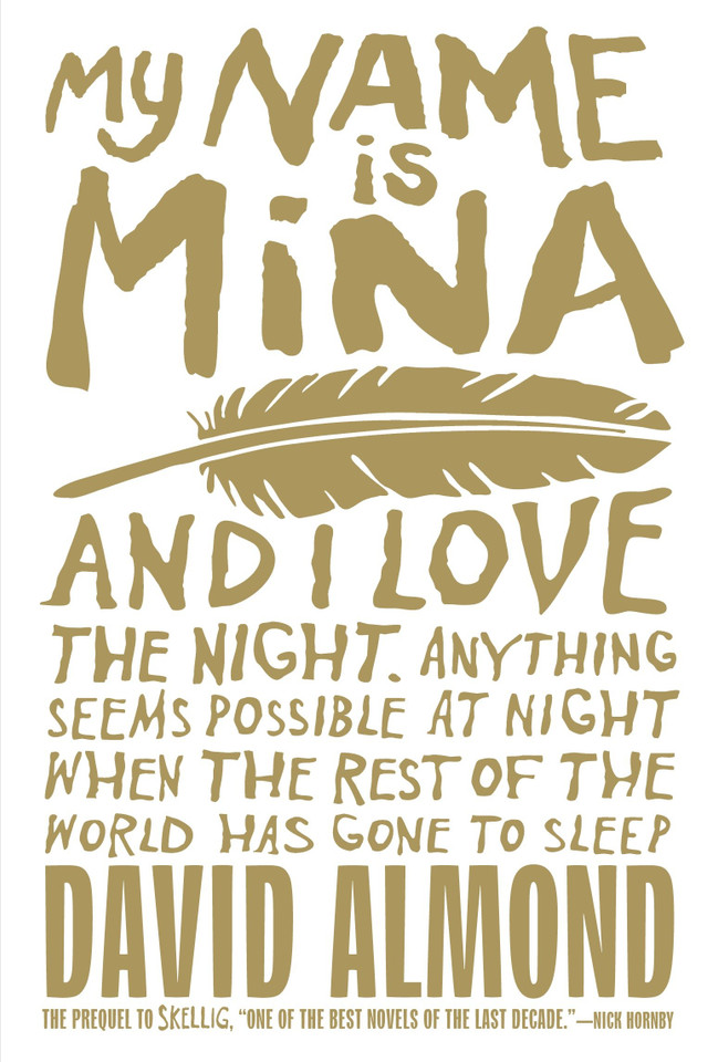 My Name Is Mina (Skellig) book cover by David Almond