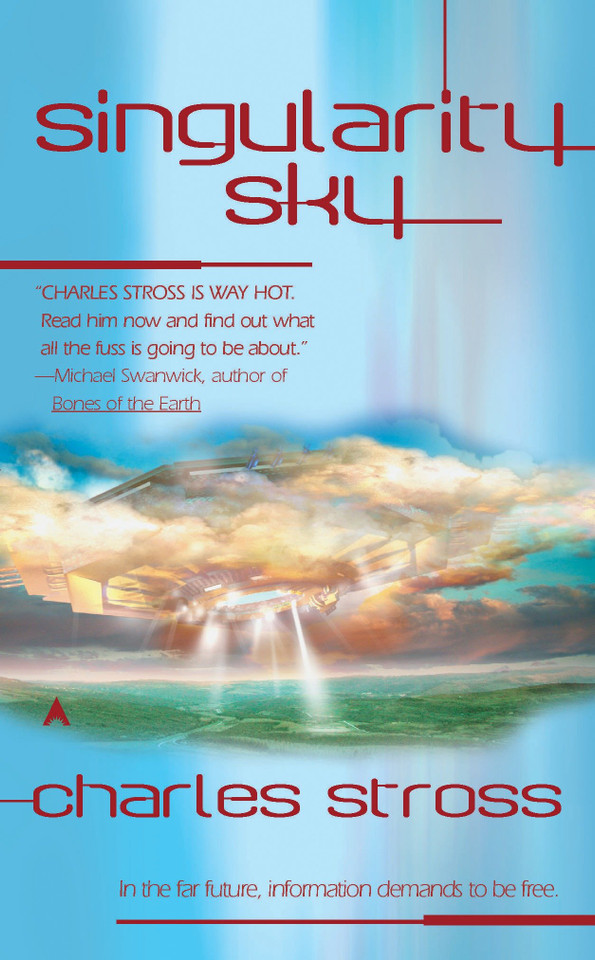 Singularity Sky (Singularity) book cover by Charles Stross