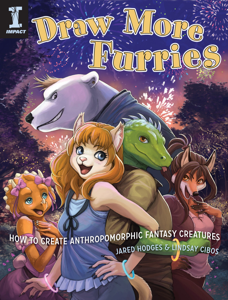 Draw More Furries: How to Create Anthropomorphic Fantasy Creatures book cover by Jared Hodges, Lindsay Cibos-Hodges