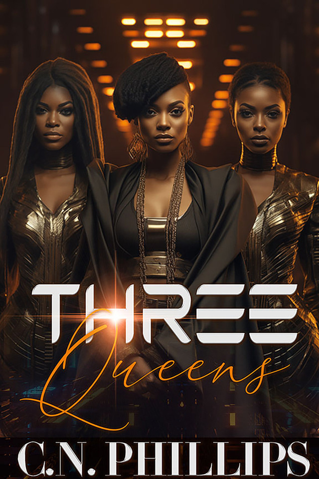 The Three Queens book cover by C. N. Phillips