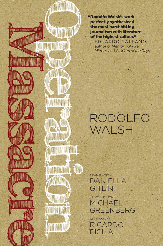 Operation Massacre book cover by Rodolfo Walsh