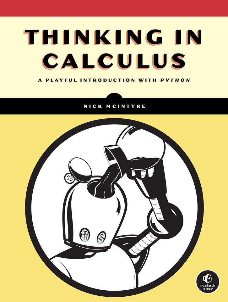 Learn Calculus with Python book cover by Nick McIntyre
