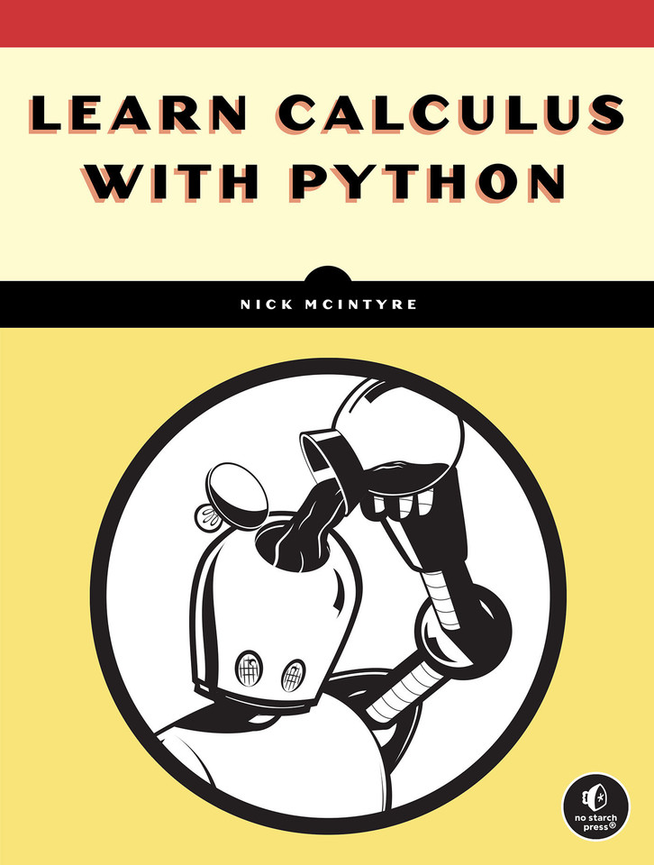 Learn Calculus with Python book cover by Nick McIntyre