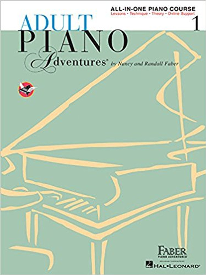 Adult Piano Adventures All-In-One Lesson Book 1: A Comprehensive Piano Course (Revised) Cover Adult Piano Adventures All-In-One Lesson Book 1: A Comprehensive Piano Course (Revised) Cover