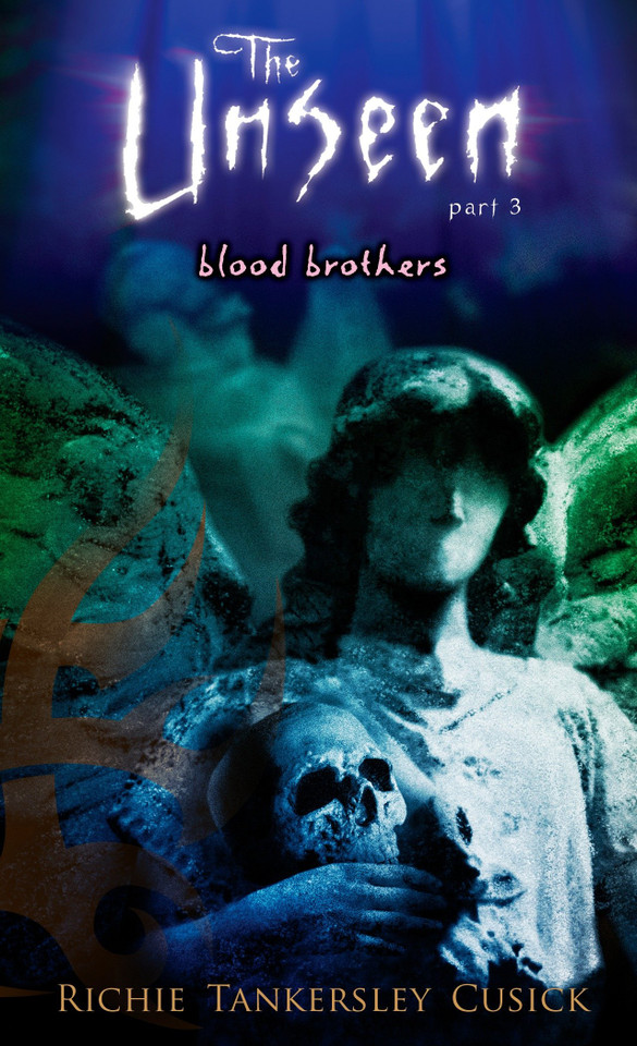 Blood Brothers (The Unseen) book cover by Richie Tankersley Cusick