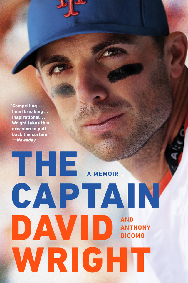 The Captain: A Memoir book cover by David Wright, Anthony DiComo