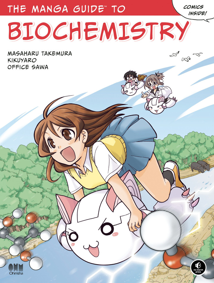 The Manga Guide to Biochemistry (The Manga Guides) book cover by Masaharu Takemura, Kikuyaro, Office Sawa