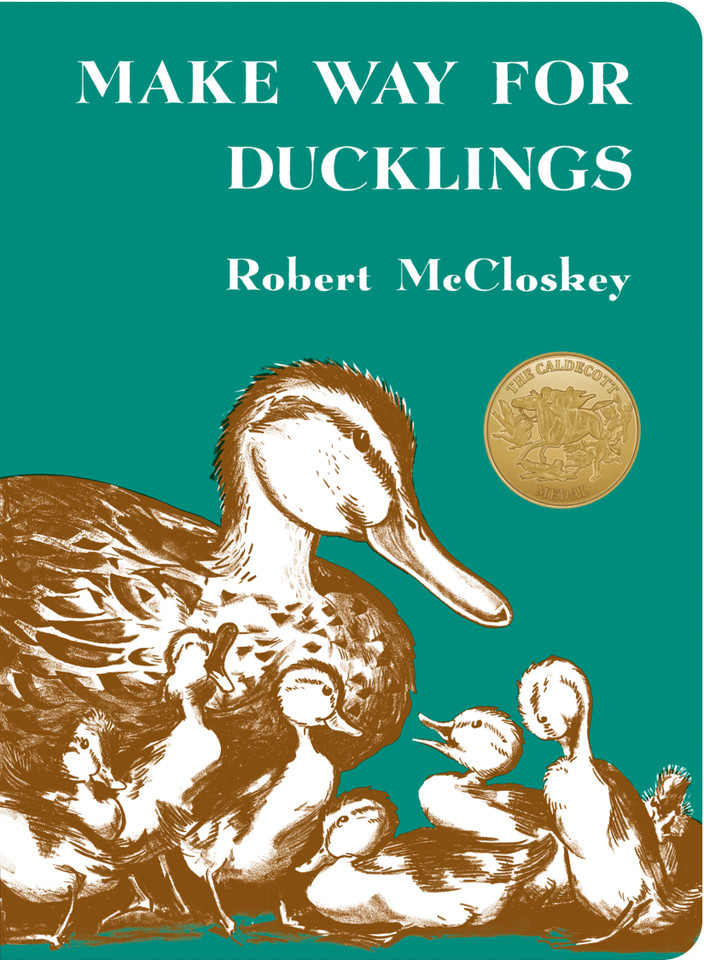 Make Way for Ducklings book cover by Robert McCloskey
